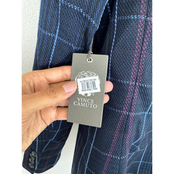Vince Camuto Plaid Blazer Jacket Women’s Size 4 NWT $249 - Picture 6 of 7